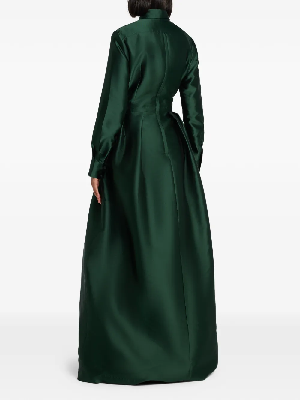 Greta Constantine Geplooide shirtjurk Groen