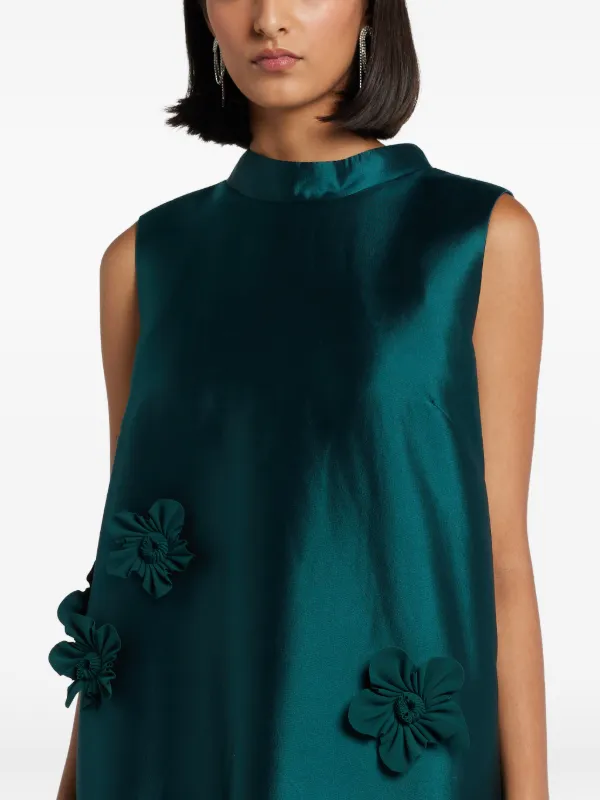 slim fit dress slacks Aligne Green Fern Tie Sleeve Dress main image 1