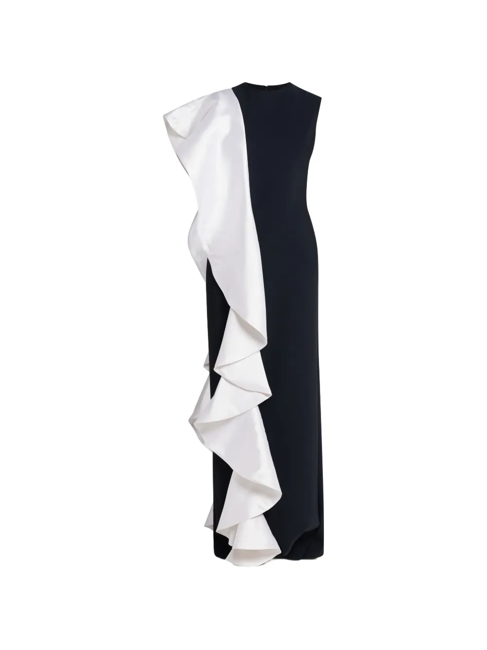 Greta Constantine ruffled eglinton dress - Nero