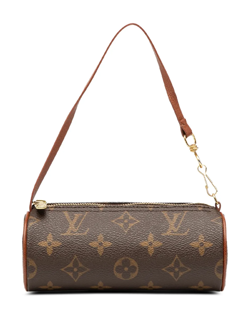 Louis Vuitton Pre-Owned 1990-2025 モノグラム パピヨン ポシェット ハンドバッグ - ブラウン Louis Vuitton Pre-Owned 1990-2025 モノグラム パピヨン ポシェット ハンドバッグ - ブラウン