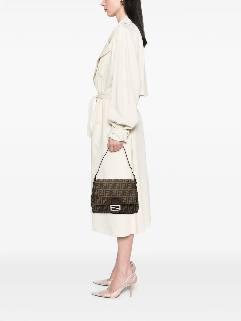 Fendi Pre-Owned 20th Century Zucca Canvas Mamma Forever shoulder bag | Pre-Owned | Image 2