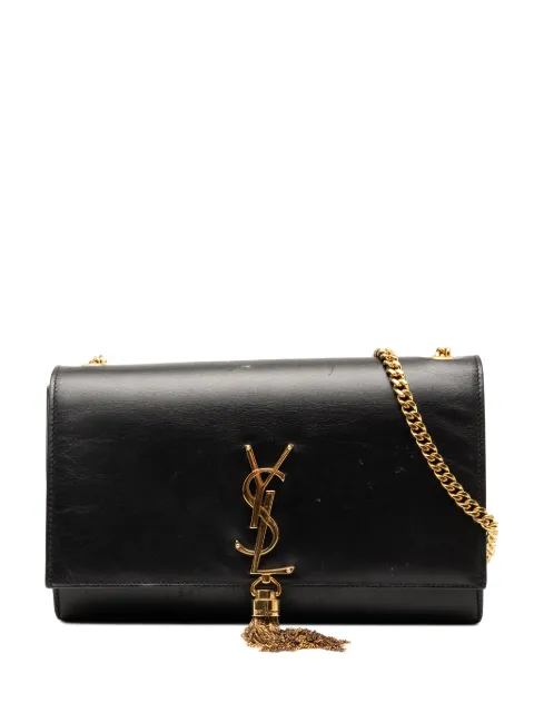 Saint Laurent Pre-Owned bolsa crossbody Kate mediana de piel de becerro con monograma y borla 2014