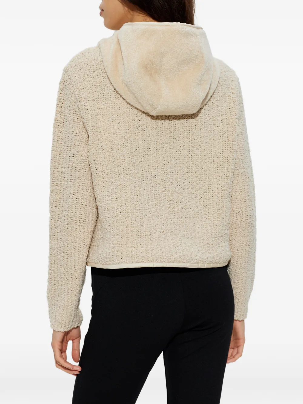 Moncler Zip-fastening Sweatshirt In Neutral