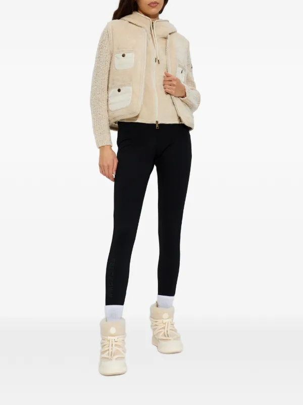 Moncler ジップアップ スウェットシャツ | ニュートラル | FARFETCH JP