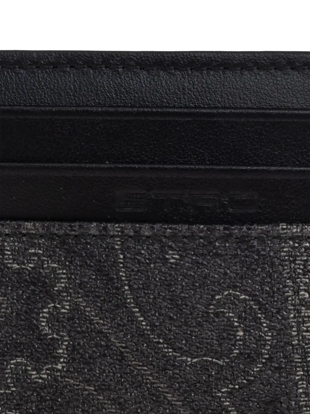 ETRO Pasjeshouder met paisley-patroon Zwart