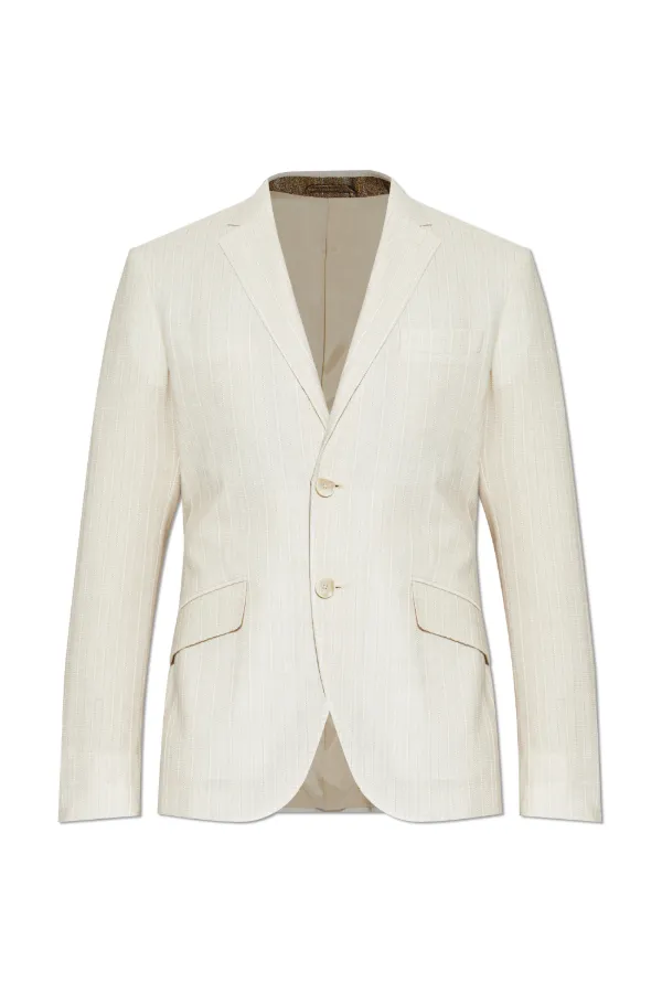 Etro Striped Blazer in Neutrals
