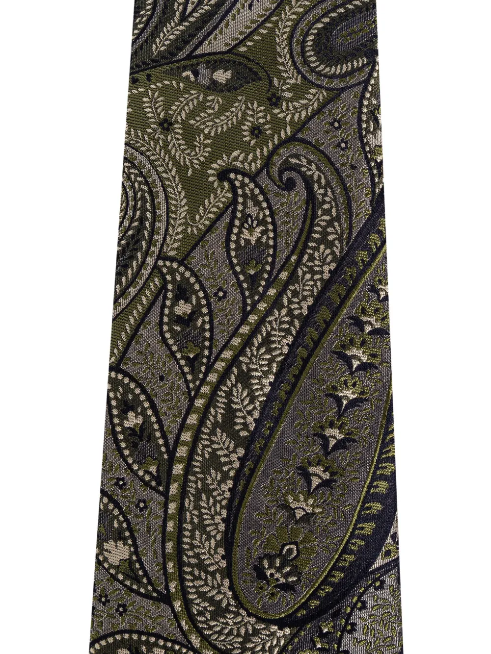 ETRO paisley-patterned tie - Groen