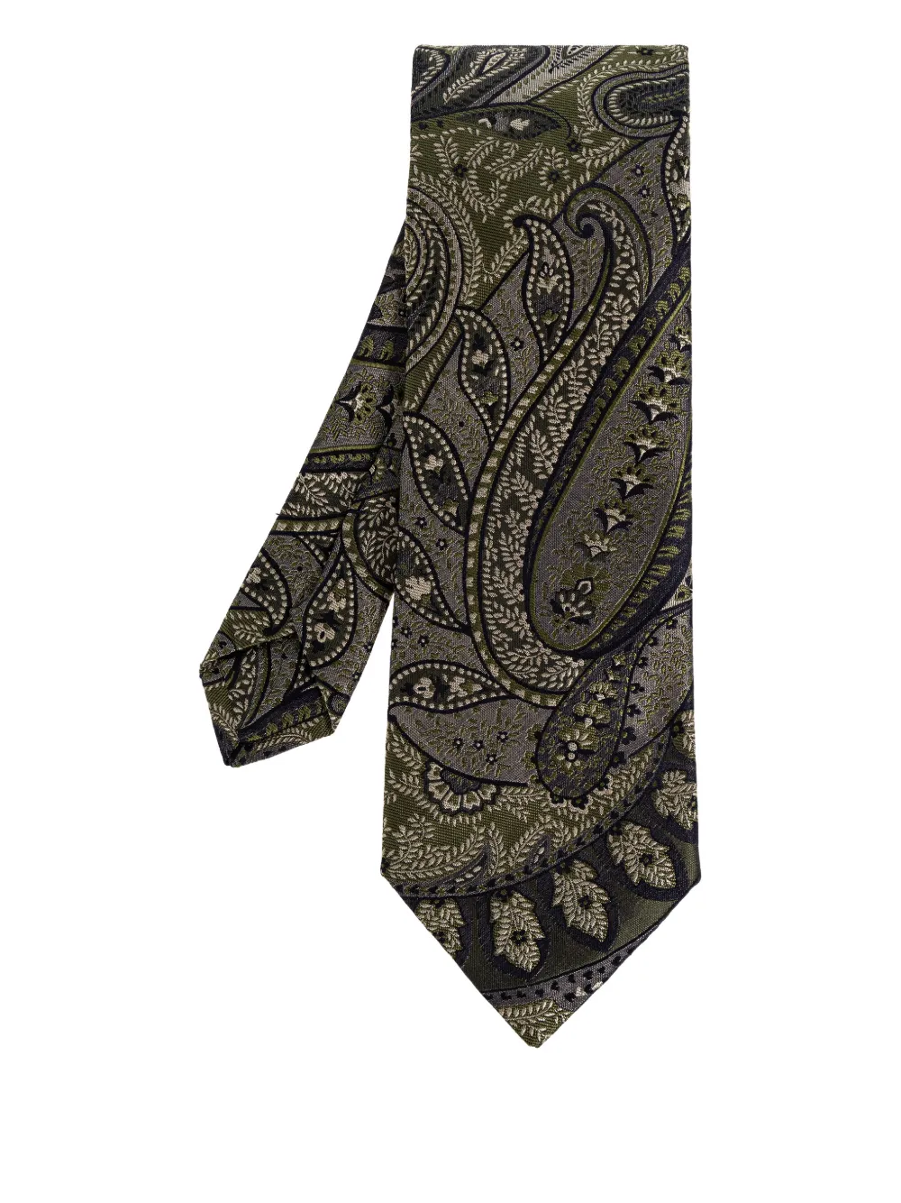 ETRO paisley-patterned tie - Verde