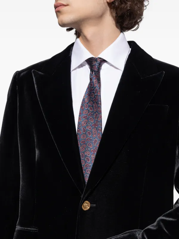 ETRO ペイズリー ネクタイ | ブルー | FARFETCH JP