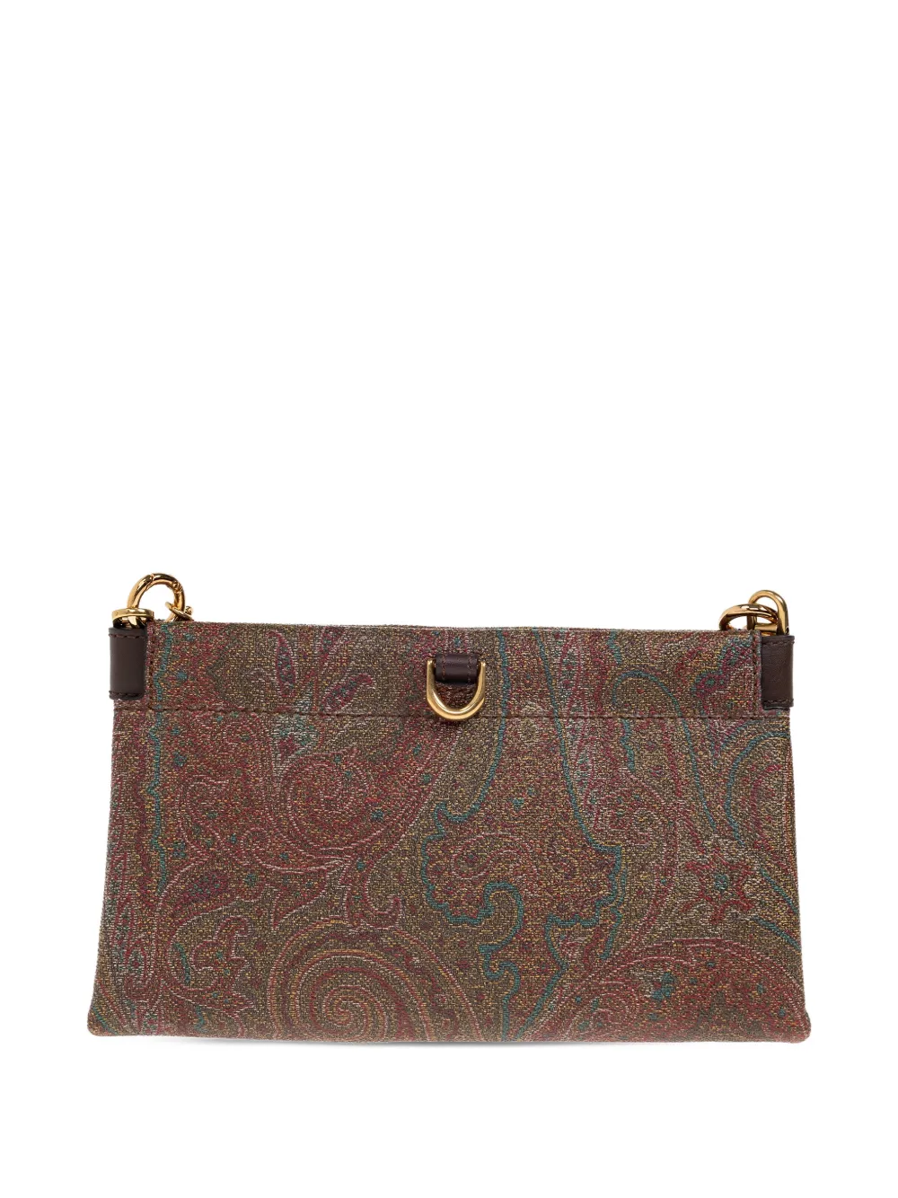 ETRO mini Talk paisley clutch bag - Bruin