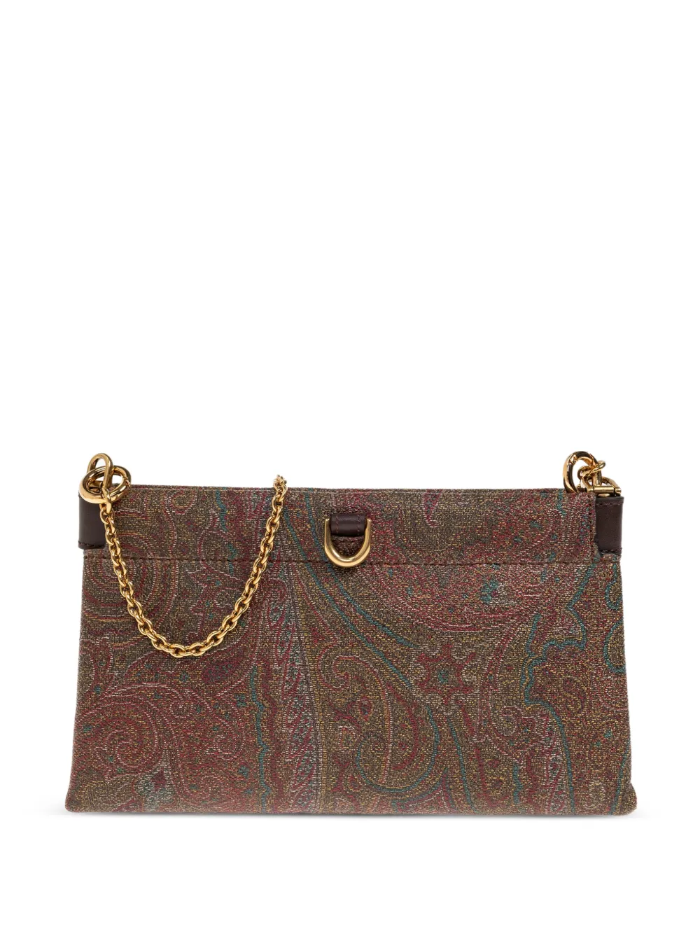 ETRO mini Talk paisley clutch bag - Marrone