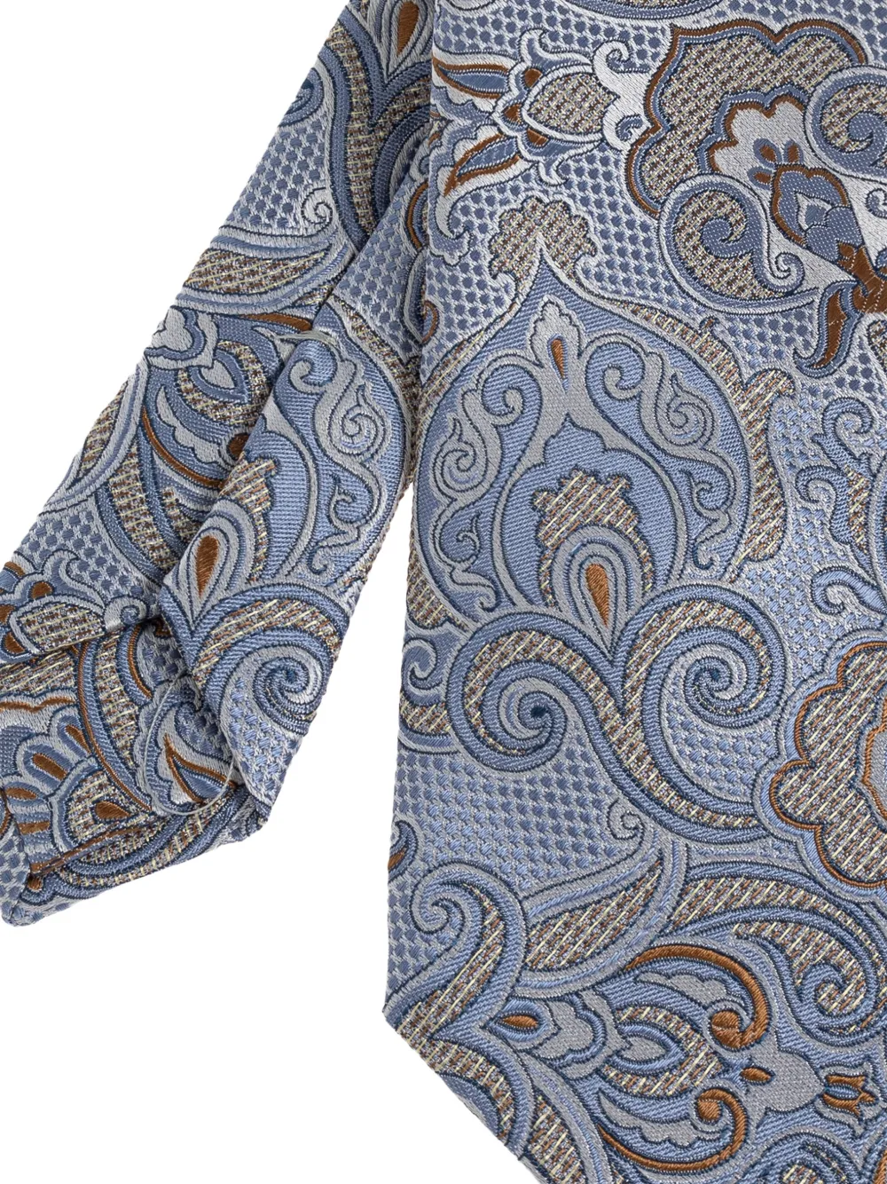 Etro Paisley-patterned Tie In Blue