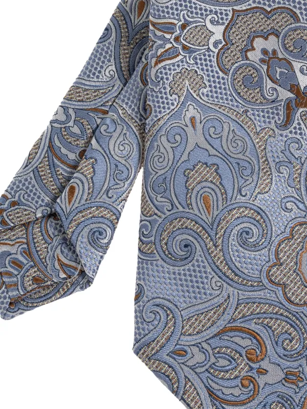 ETRO ペイズリー ネクタイ | ブルー | FARFETCH JP