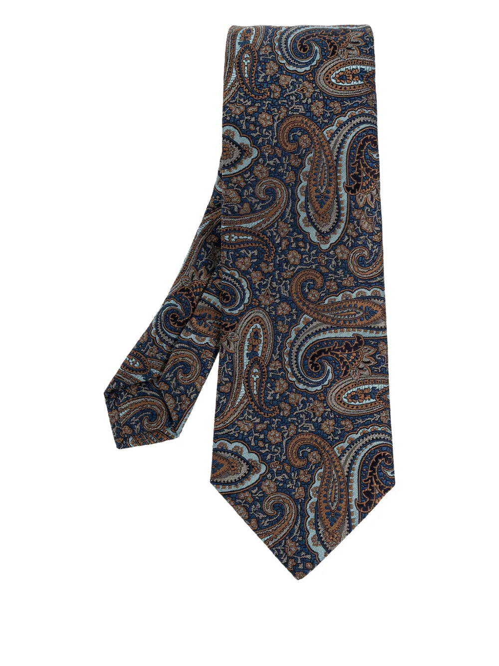 ETRO paisley-patterned tie - Blu