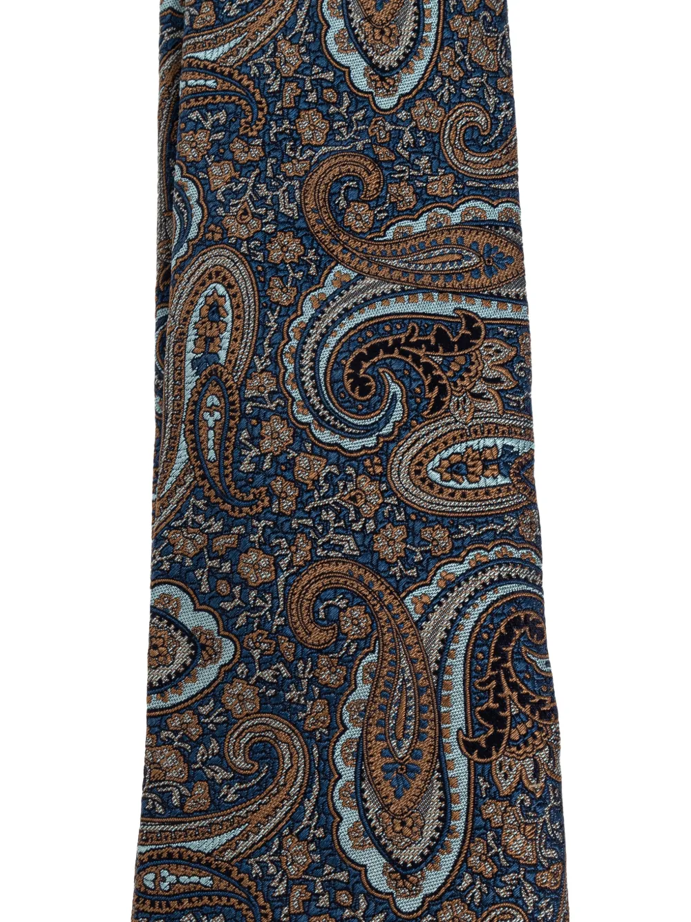 Etro Paisley-patterned Tie In Gray