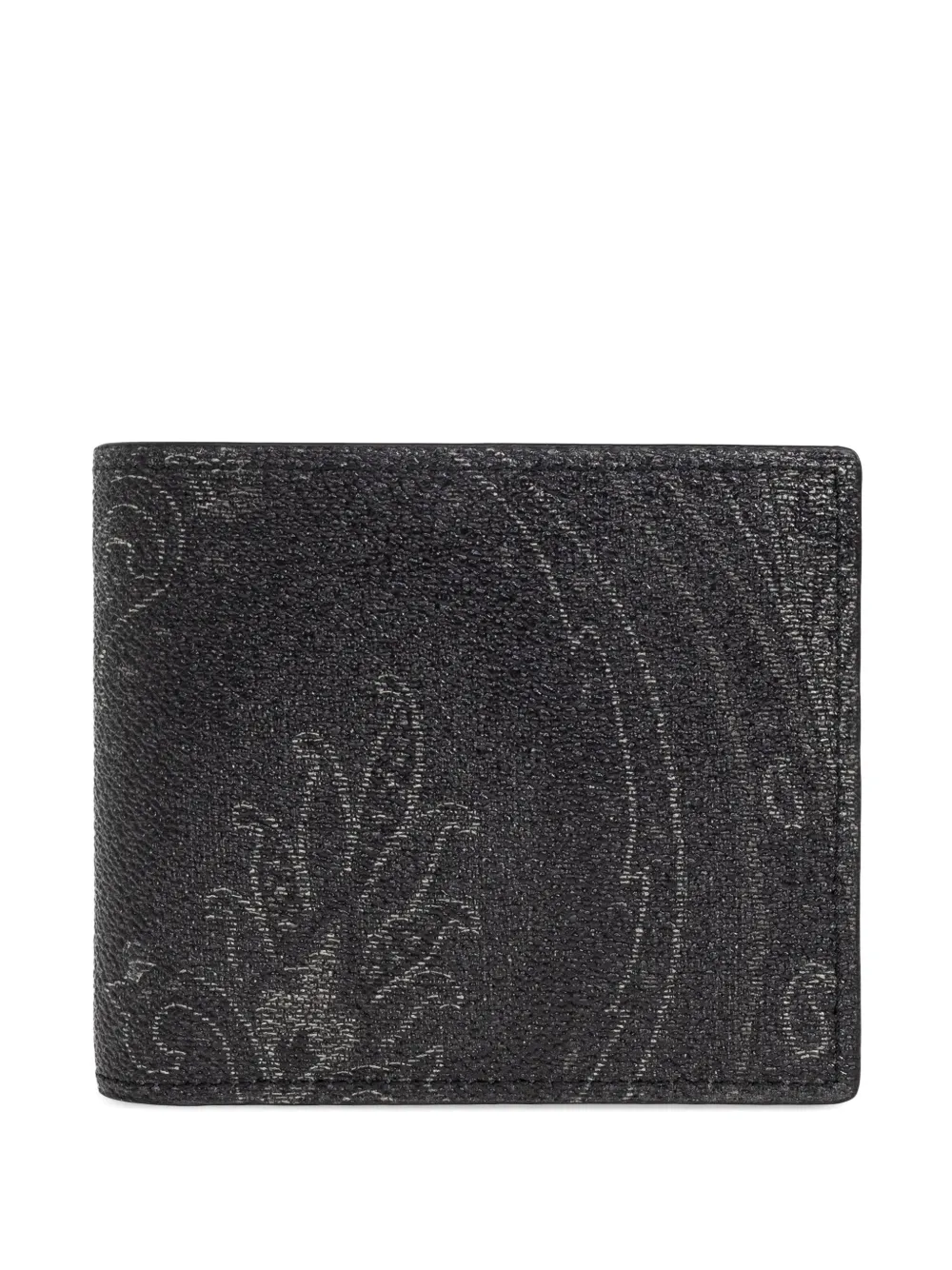 ETRO bi-fold paisley wallet - Nero