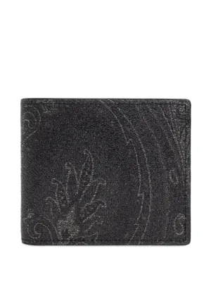 ETRO 二つ折り財布 | ブラック | FARFETCH JP
