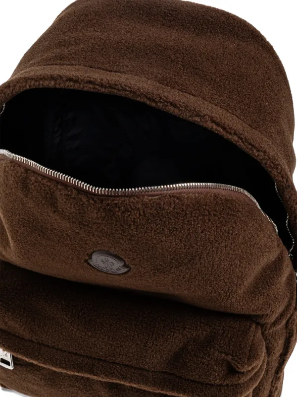 Moncler Neww Pierrick Teddy Backpack | Brown | FARFETCH