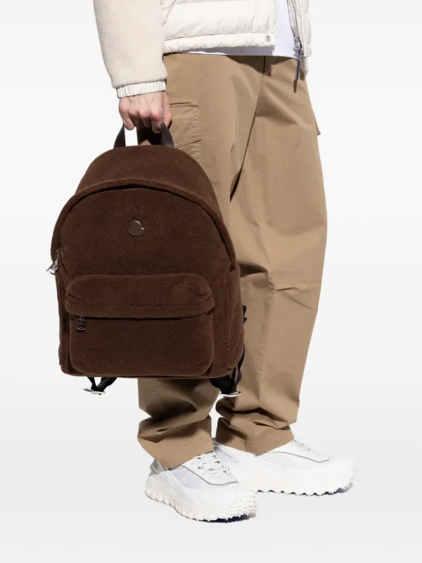 Moncler Neww Pierrick Teddy Backpack | Brown | FARFETCH ID