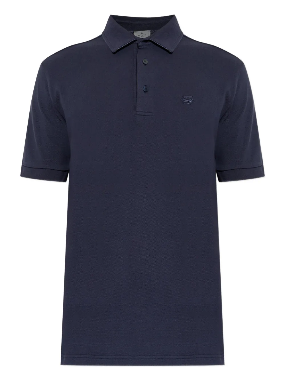 ETRO playera tipo polo bordada | azul | Image 1