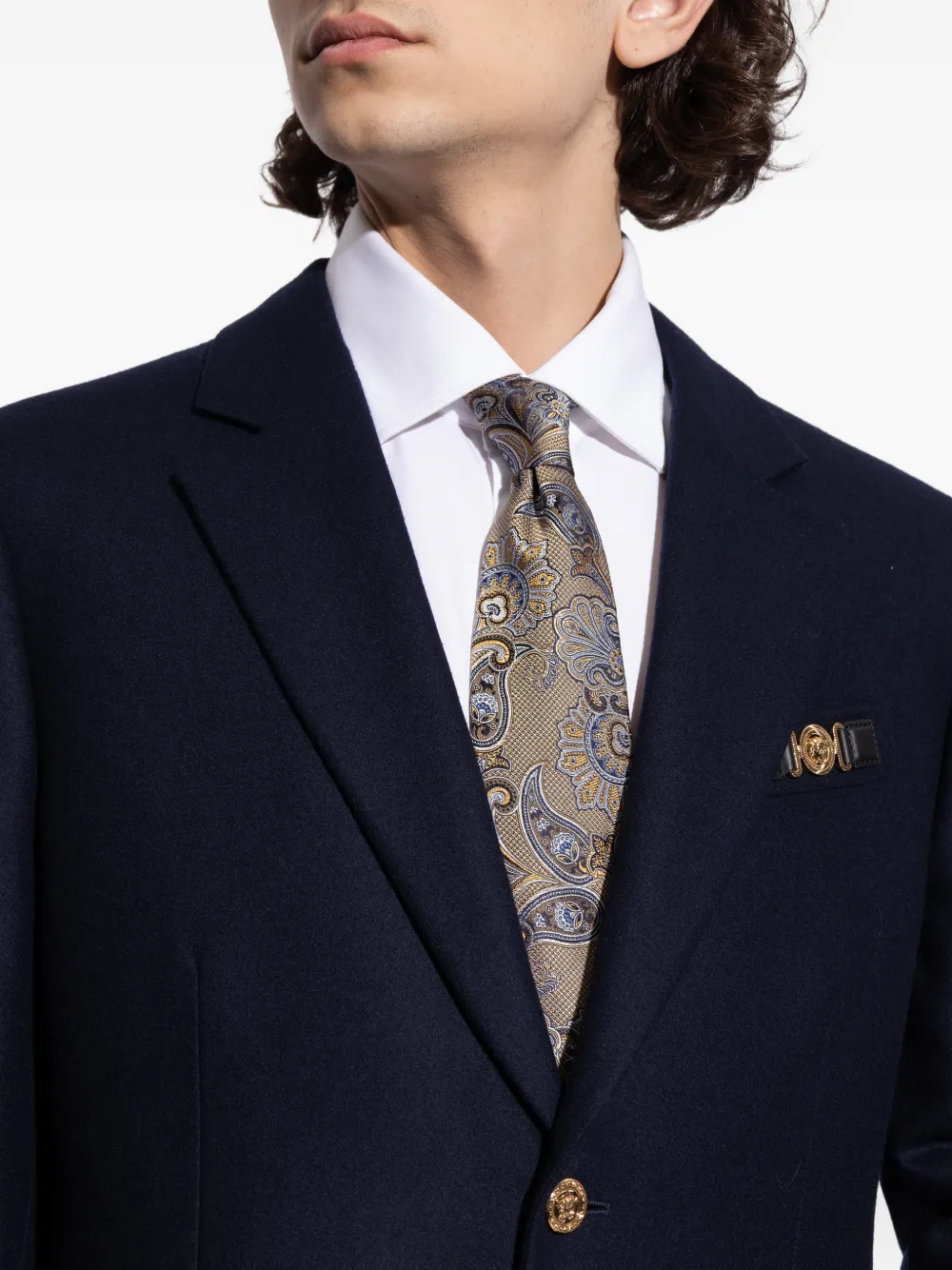 Etro Paisley-patterned Tie In Brown