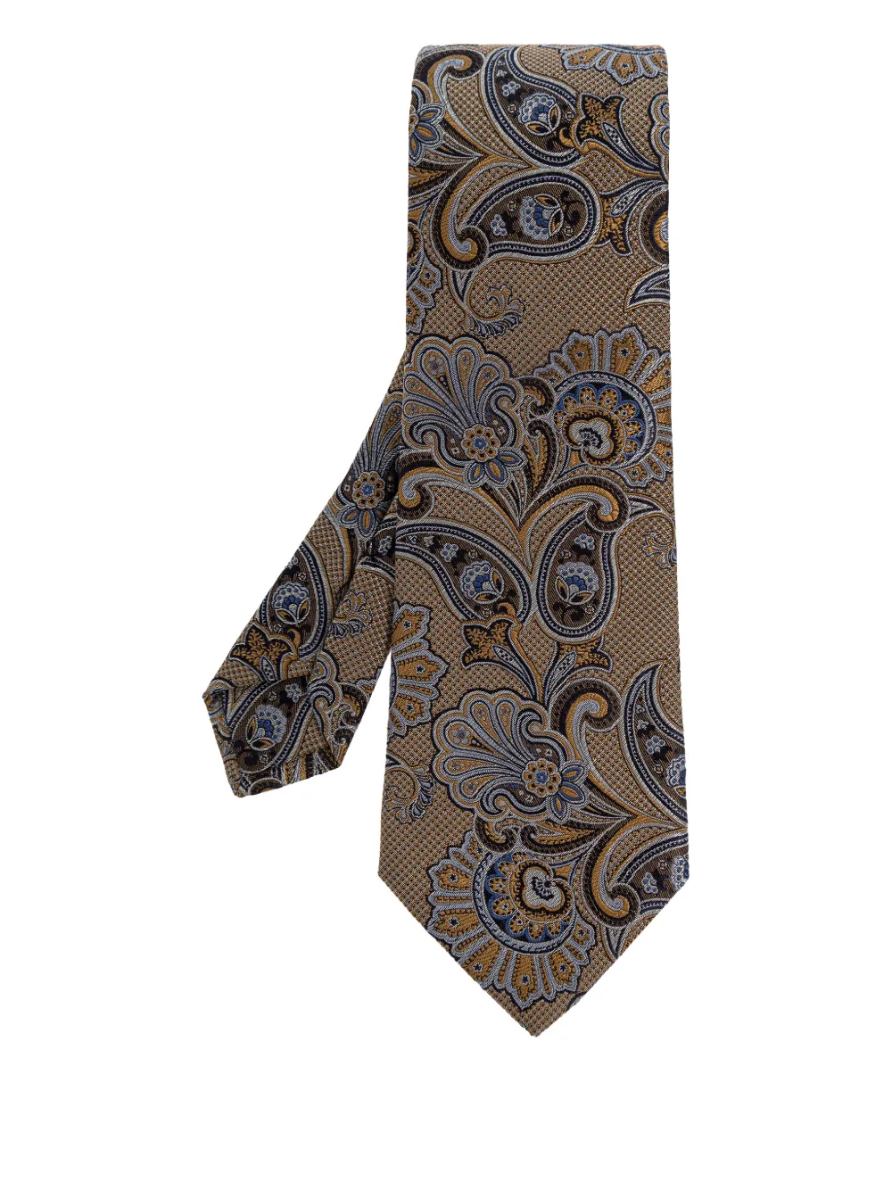 ETRO paisley-patterned tie - Marrone