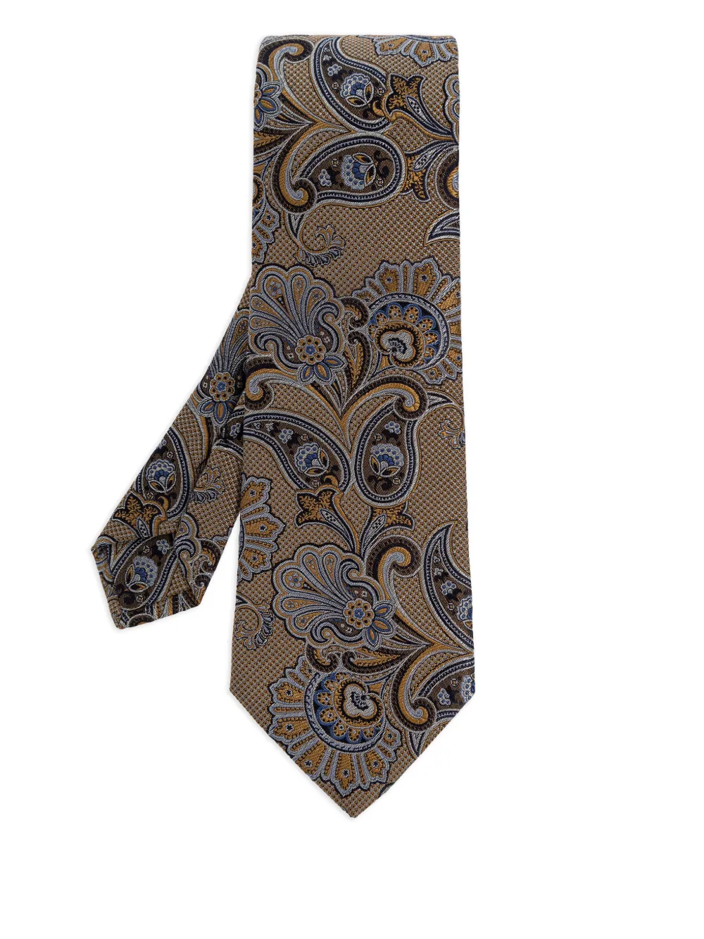 ETRO paisley-patterned tie - Marrone