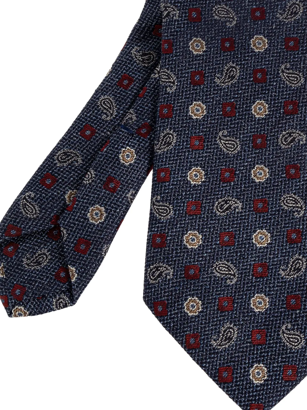 paisley-motifs tie