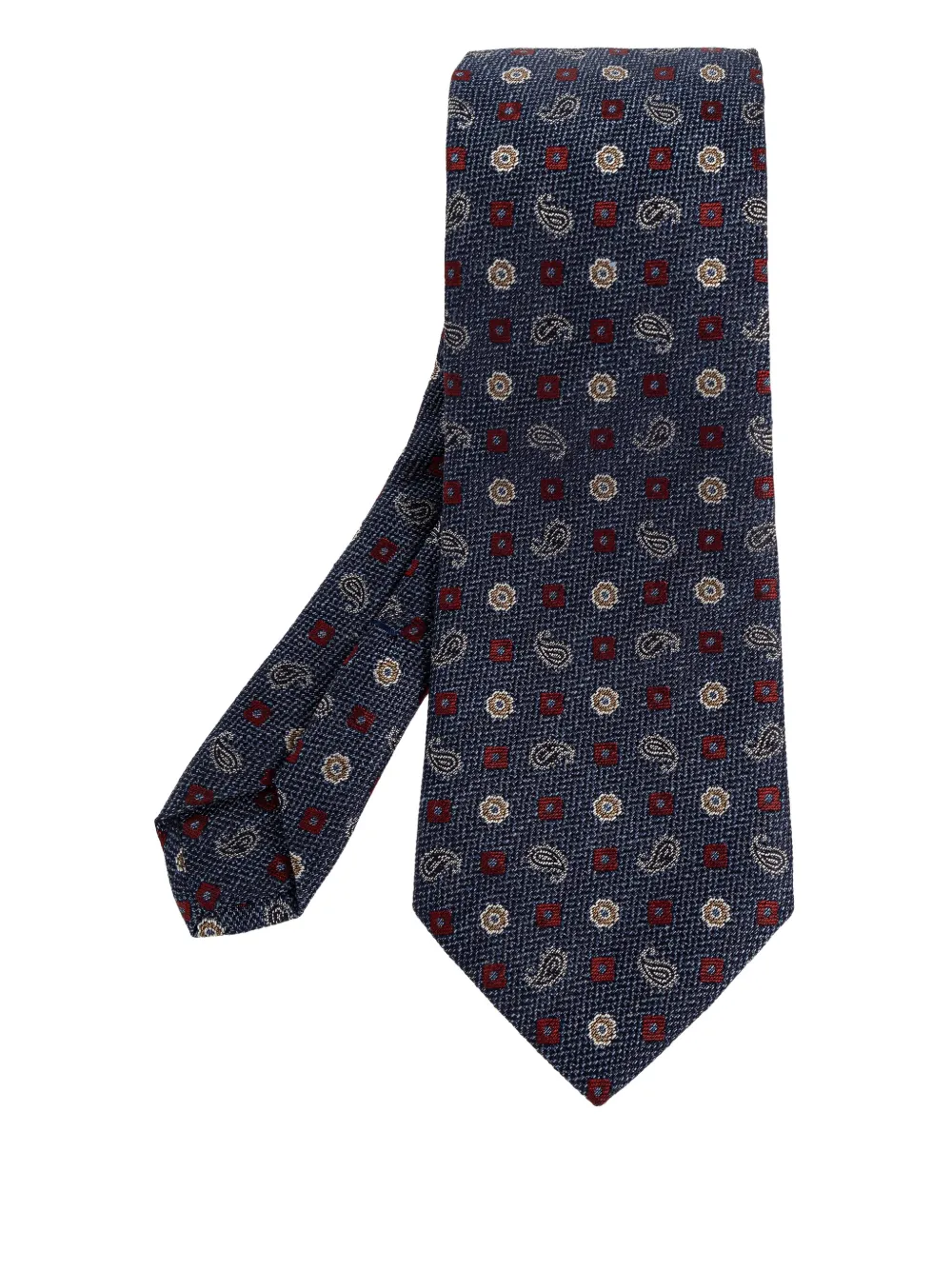 ETRO paisley-motifs tie - Blu
