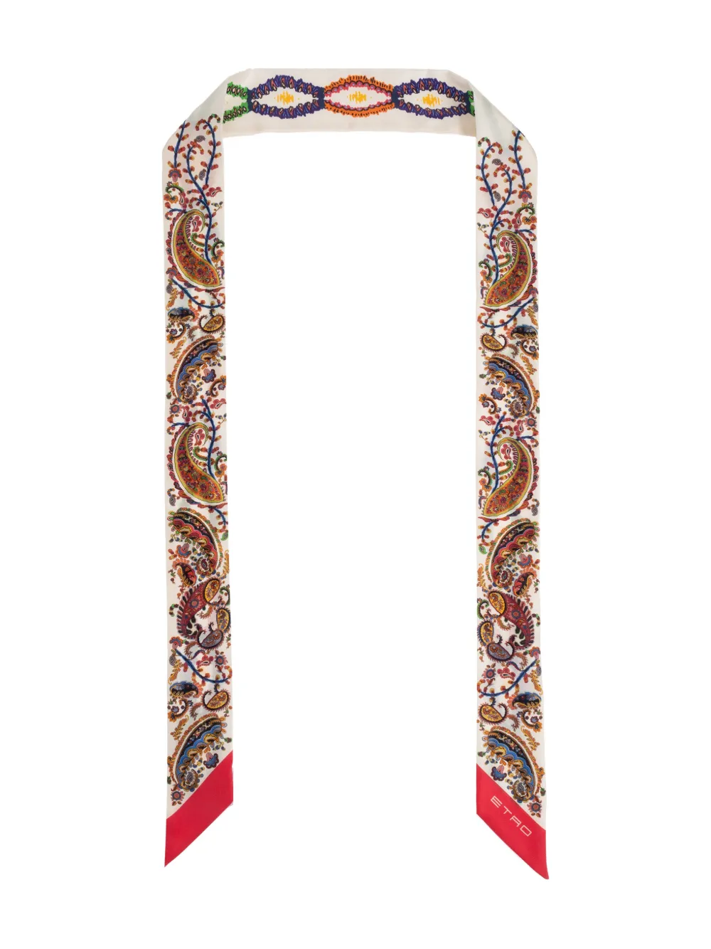 ETRO paisley logo scarf - Toni neutri
