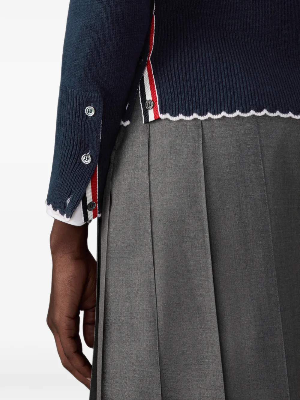 Thom Browne Holiday Hector trui met ronde hals en lange mouwen Blauw