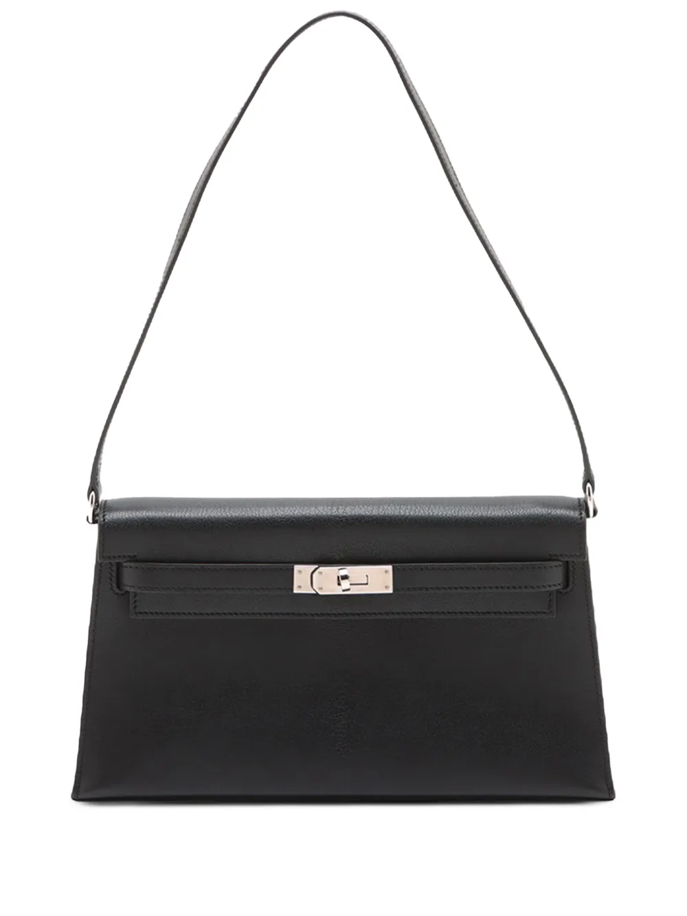 Hermès Pre-Owned 2023 シェーブル シャムキラ ケリー エラン ショルダーバッグ - ブラック Hermès Pre-Owned 2023 シェーブル シャムキラ ケリー エラン ショルダーバッグ - ブラック