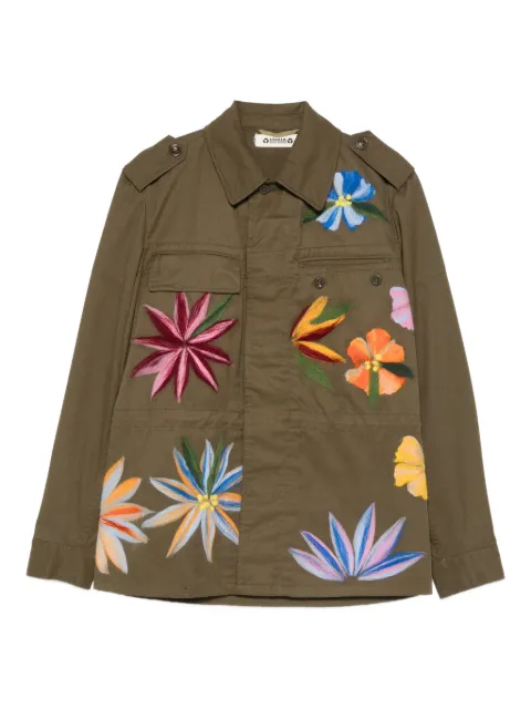 A.N.G.E.L.O. Vintage Upcycling floral-embroidered jacket