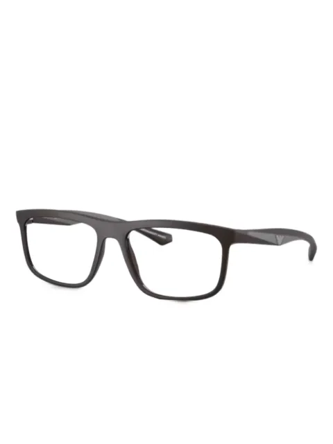 Emporio Armani  0EA3246 rectangle-frame logo glasses