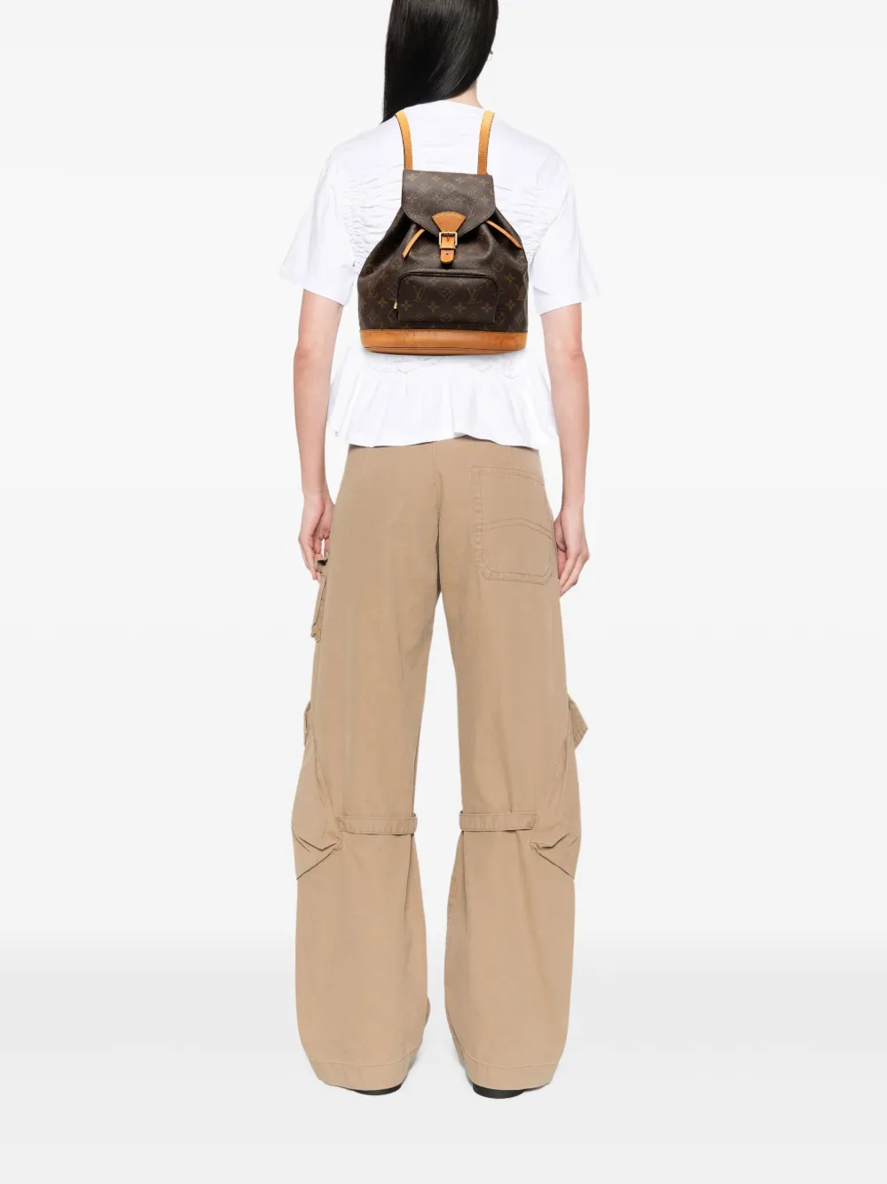 Louis Vuitton Pre-Owned 2001 Monogram Montsouris MM backpack | Pre-Owned | Image 2