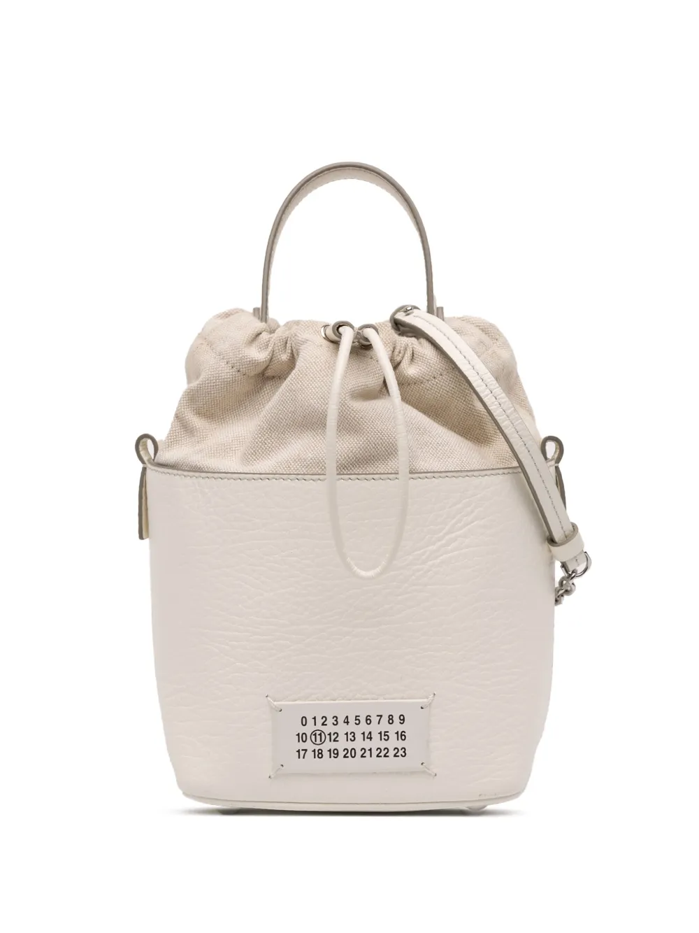 Maison Martin Margiela Pre-Owned 2021-2022 Small 5AC bucket bag - ホワイト Maison Martin Margiela Pre-Owned 2021-2022 Small 5AC bucket bag - ホワイト