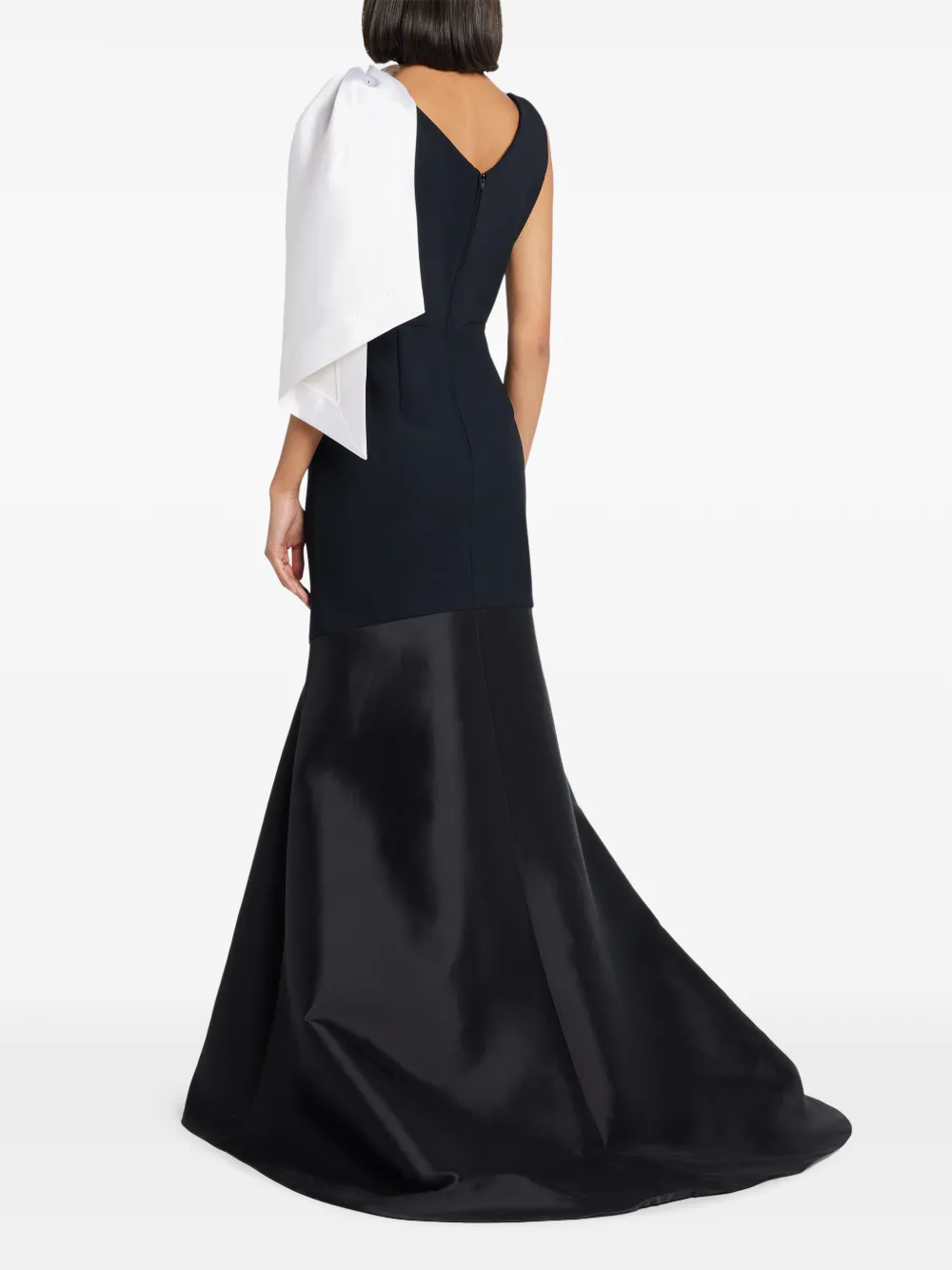  Greta Constantine Vestido De Fiesta Drapeado - Negro 