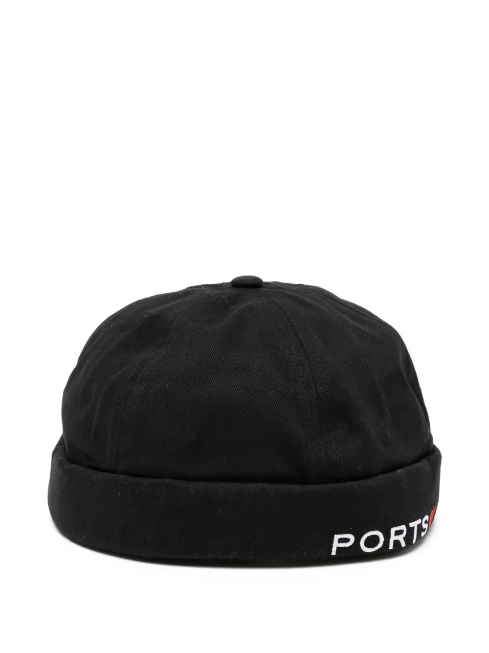 Ports V logo embroidered cap | Black | Image 1