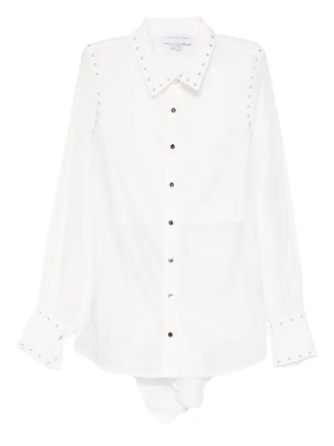 NEVER FULLY DRESSED tie-back shirt