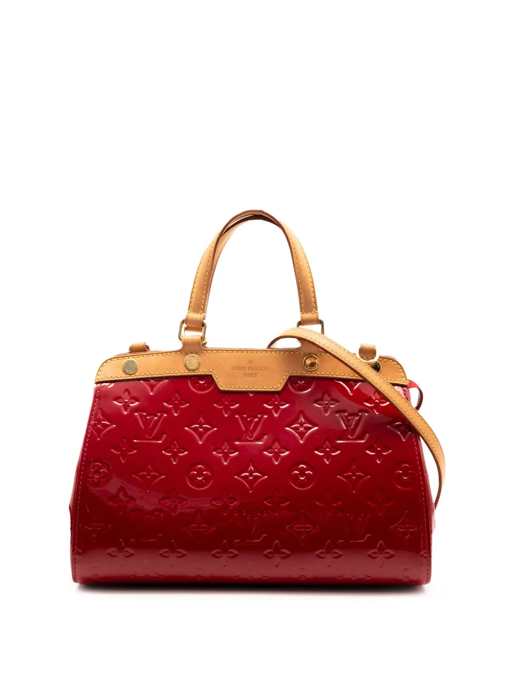 Louis Vuitton Pre-Owned 2009 Monogram Vernis Brea PM satchel - レッド Louis Vuitton Pre-Owned 2009 Monogram Vernis Brea PM satchel - レッド