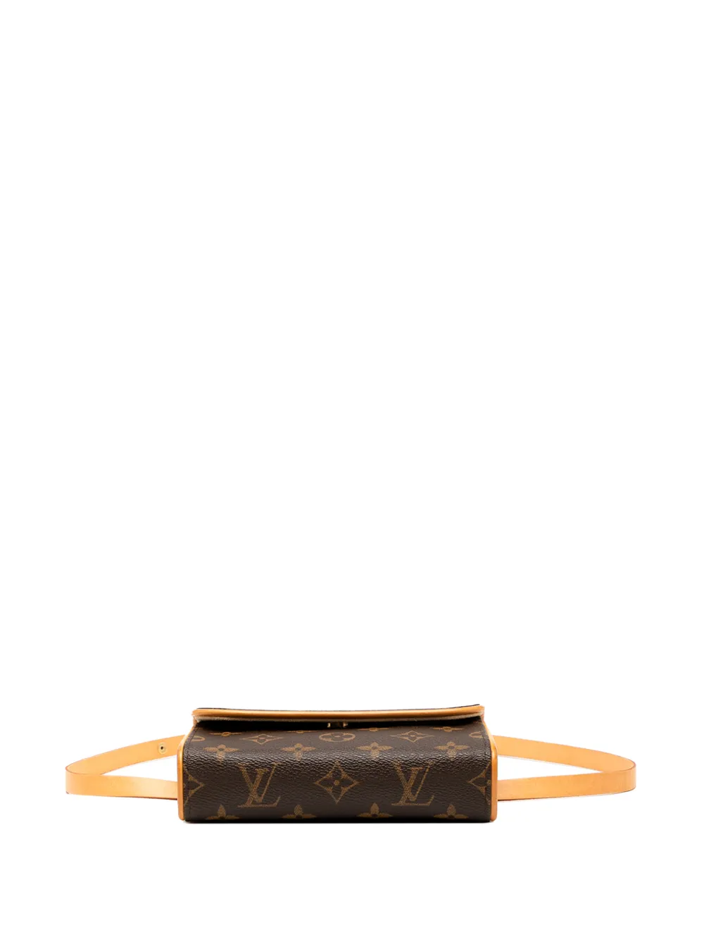 LOUIS VUITTON Pre-owned 2005 Monogram Pochette Florentine Belt Bag In Brown