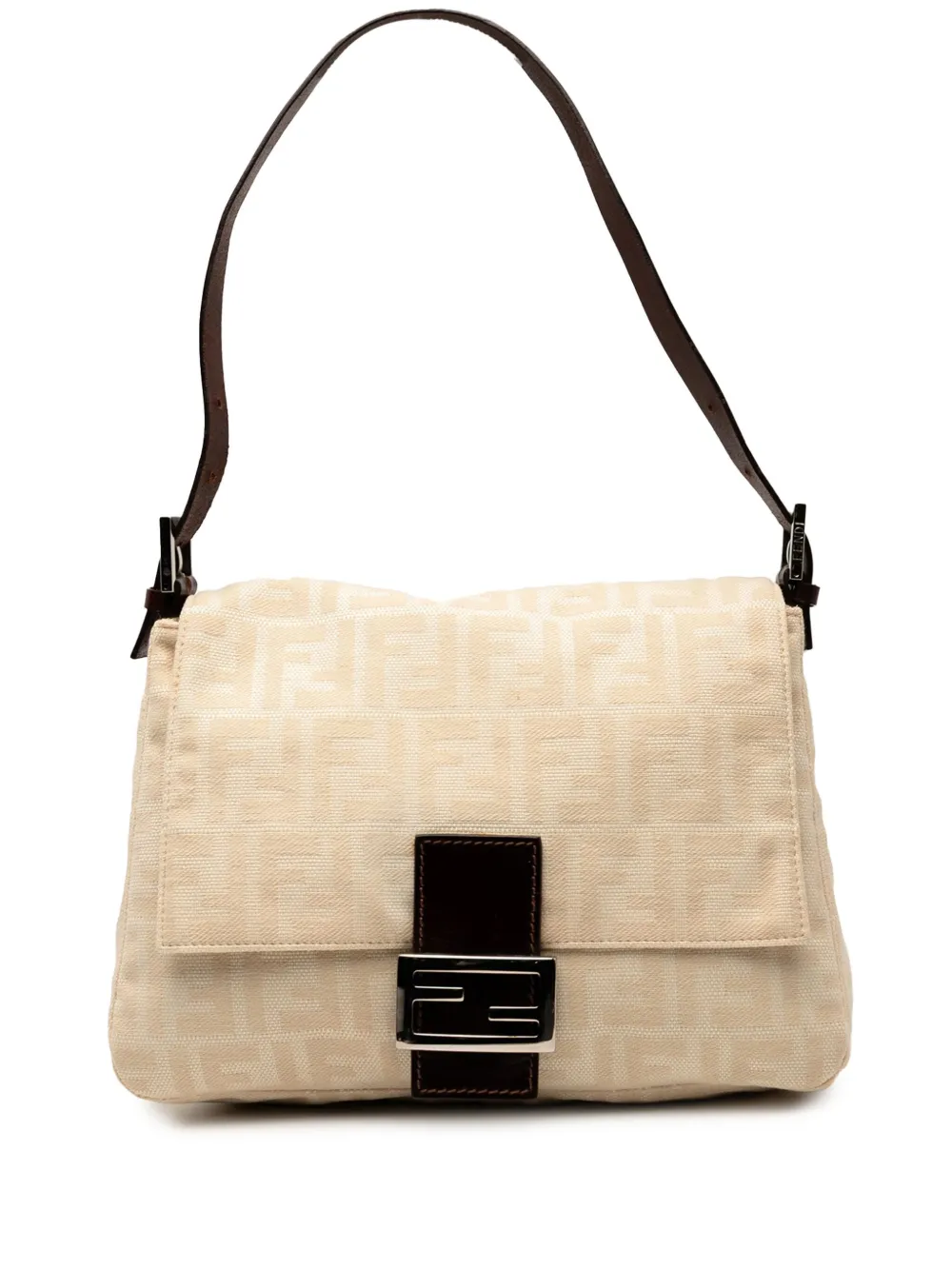 Fendi Pre-Owned 2000-2010 Zucca Canvas Mamma Forever shoulder bag - Fendi Pre-Owned 2000-2010 Zucca Canvas Mamma Forever shoulder bag -