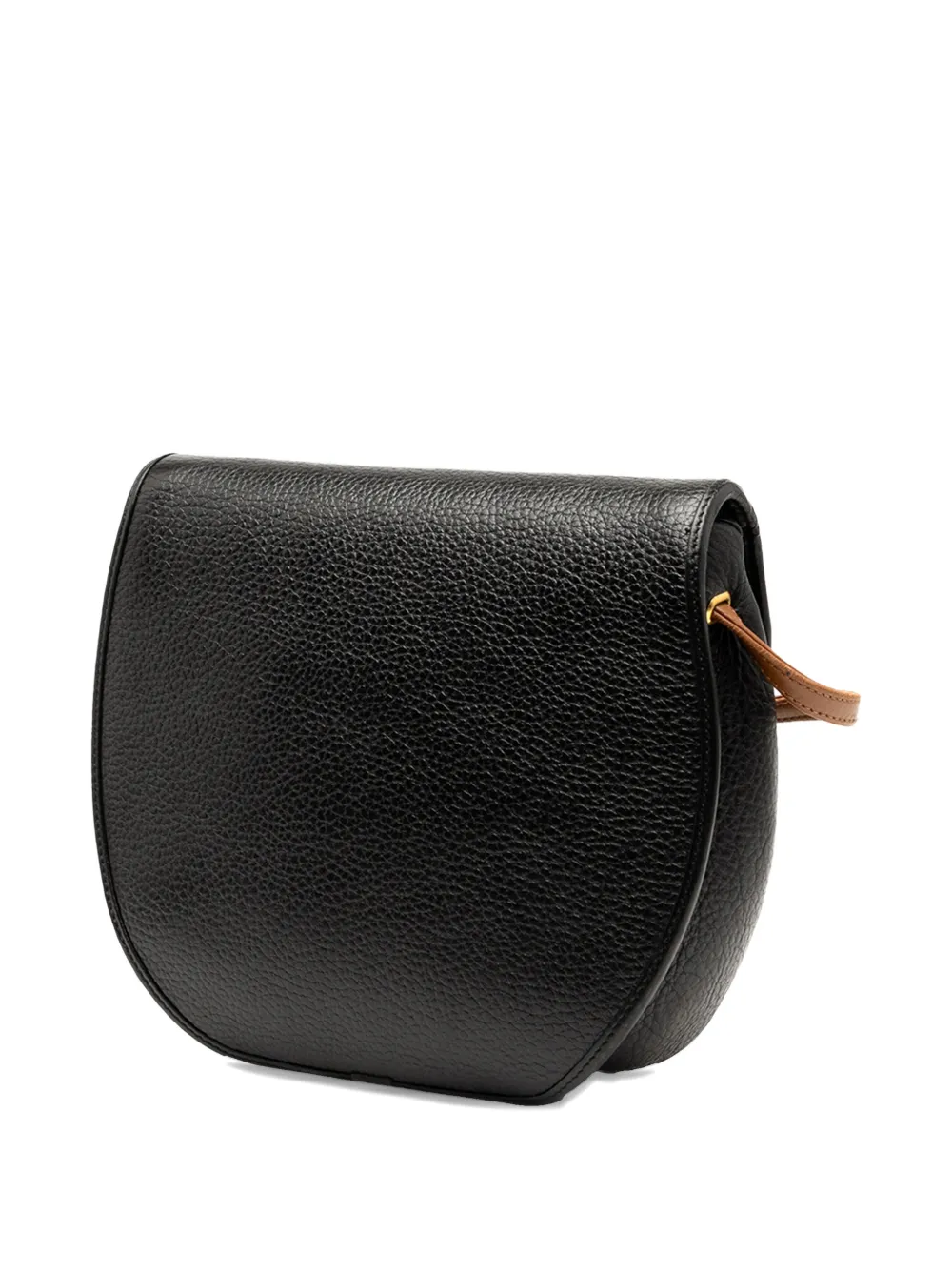 DIOR Pre-owned 20th Century Leather Crossbody Bag In Black
