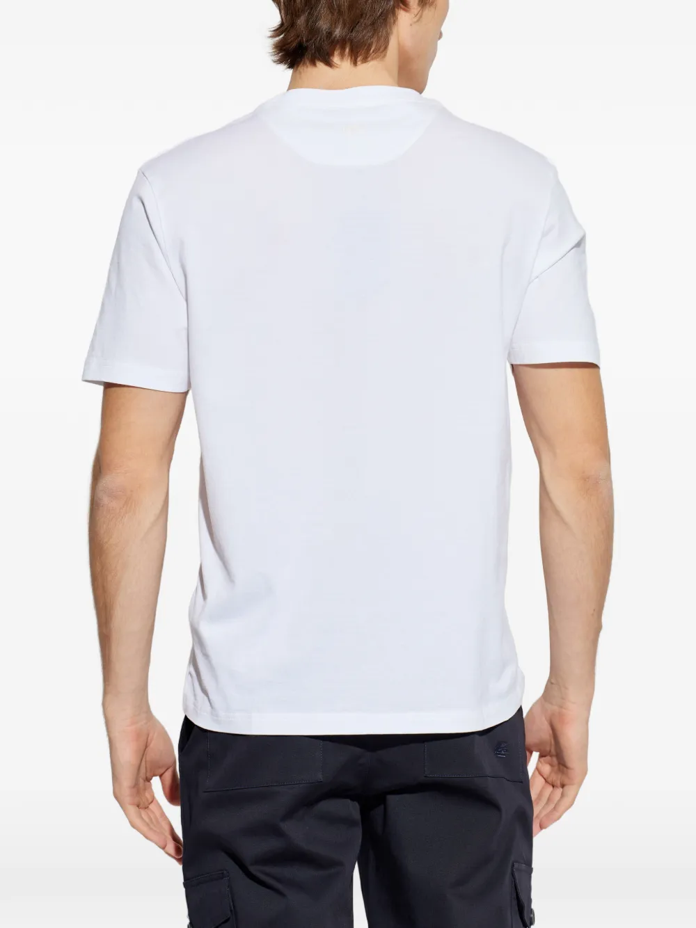 ETRO T-shirt met bloemenprint Wit