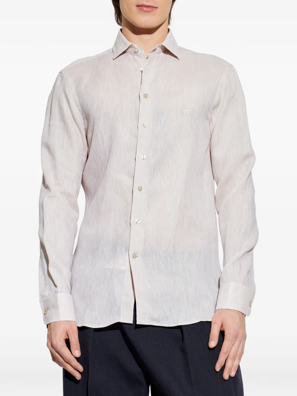 ETRO Overhemd met knopen Beige