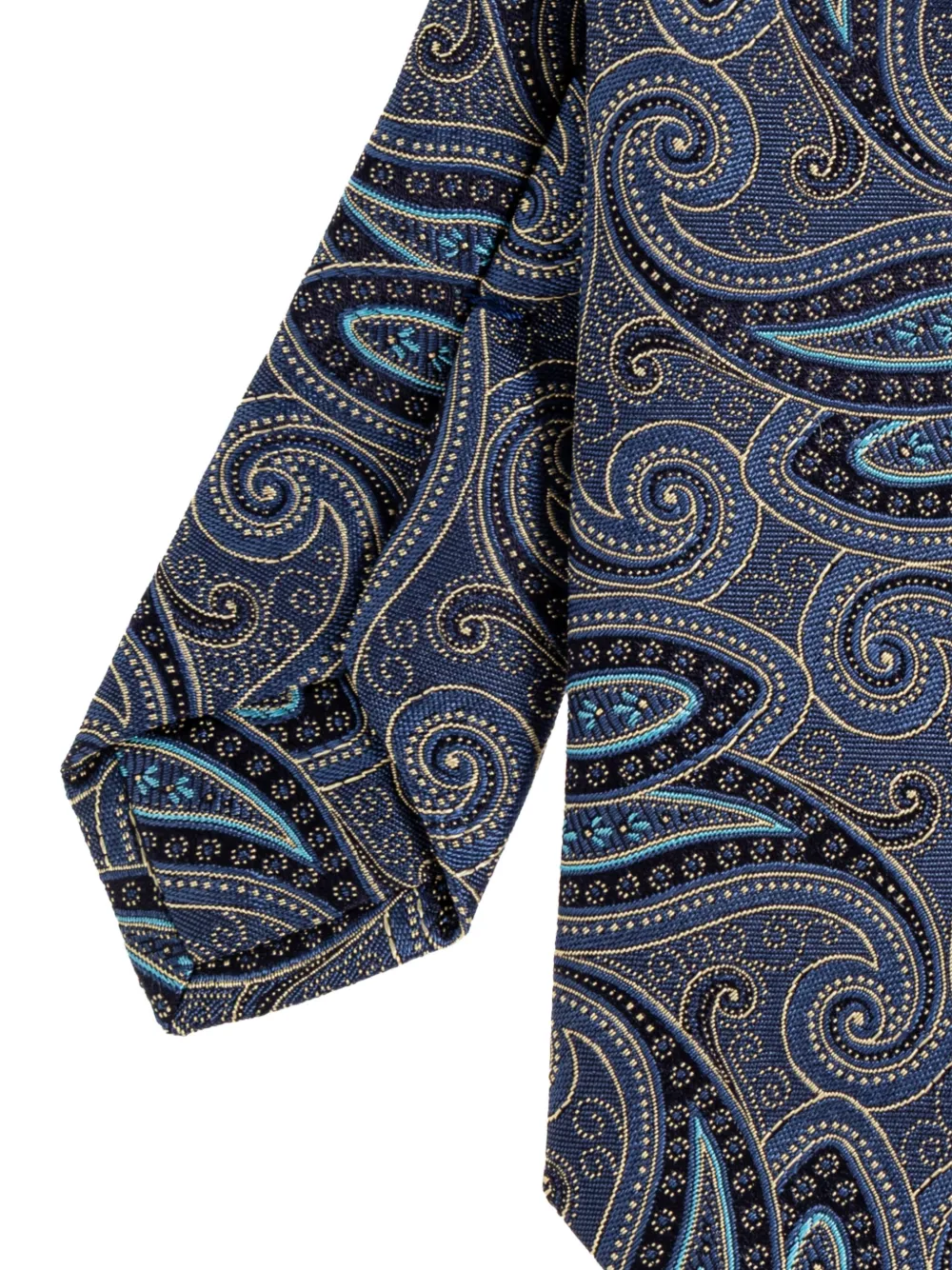 Etro Paisley-patterned Tie In Blue