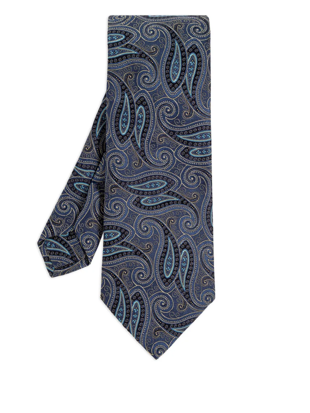 ETRO paisley-patterned tie - Blu