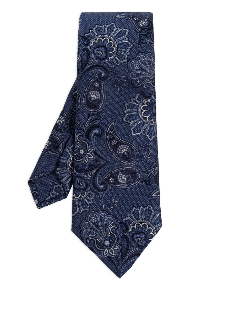 ETRO paisley-motif tie - Blu