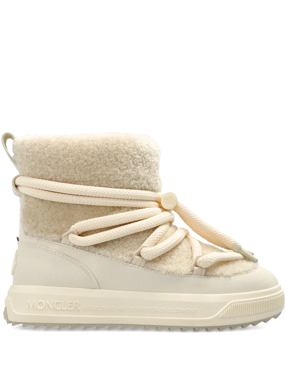 Moncler Altive Mid Drawstring-fastening Snow Boots In Neutral