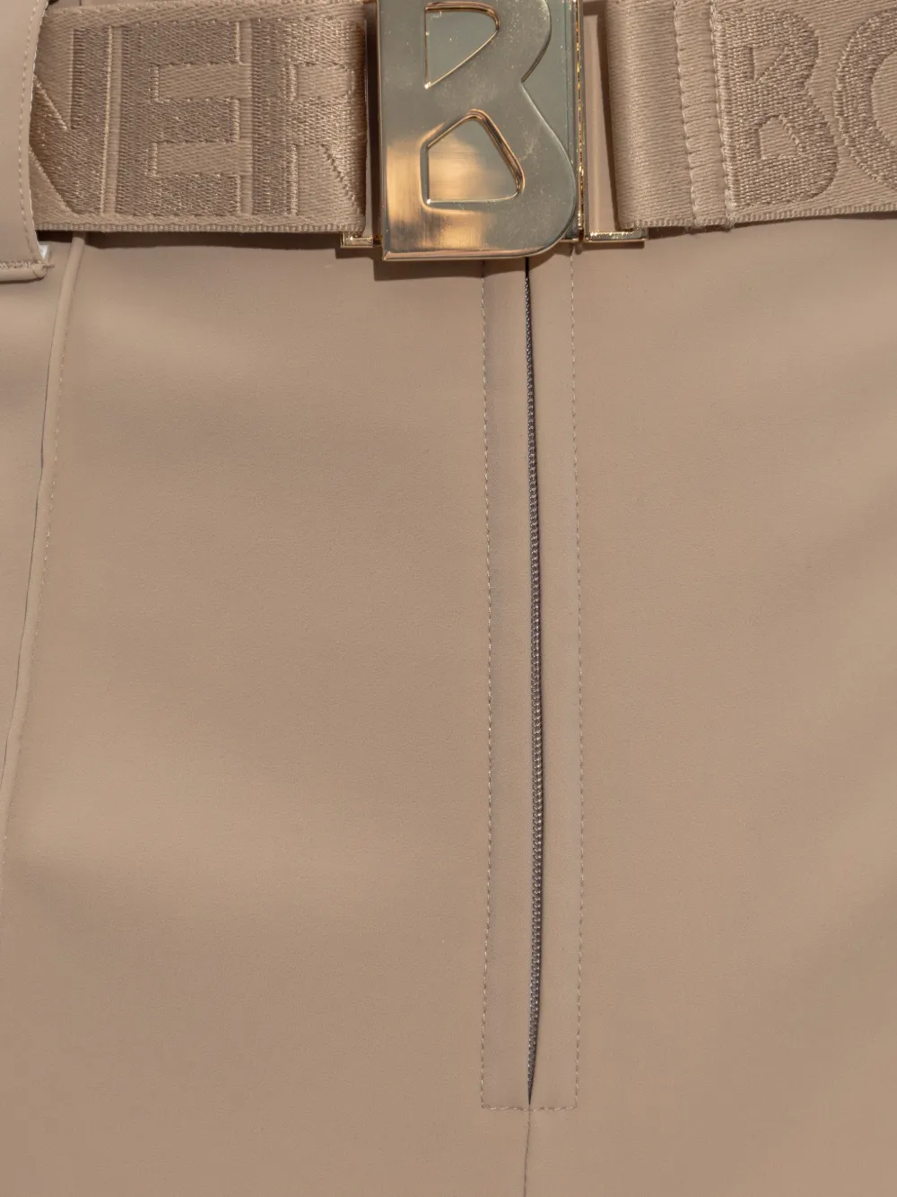 Bogner Belted Ski Trousers In Neutral
